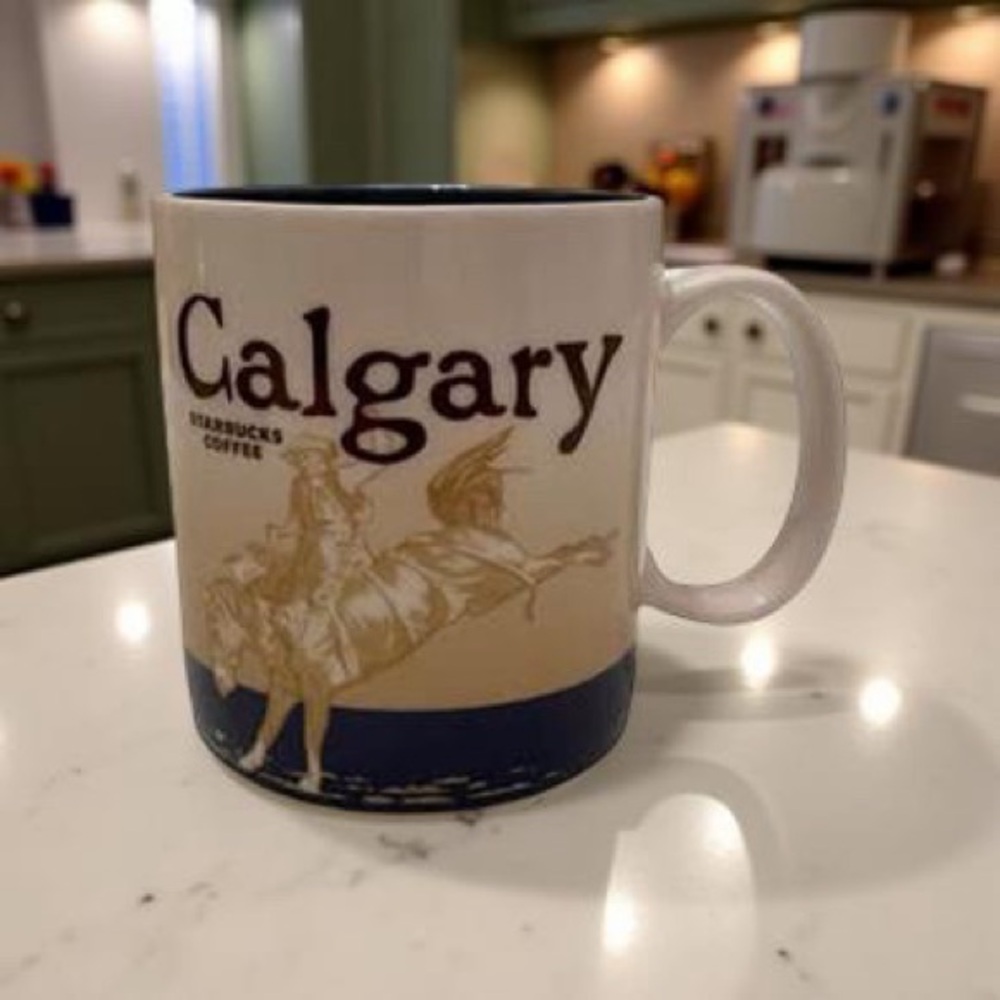 Starbucks "Global Icon" Collector Series Mug featuring Calgary, Alberta 2009